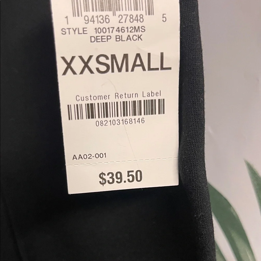 Bar III Jet Black XXS Leggings - Picture 2 of 4